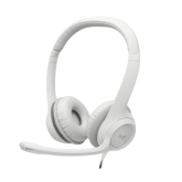 LOGITECH H390 WIRED HEADSET - OFF-WHITE 981-001287