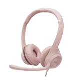 LOGITECH H390 WIRED HEADSET - ROSE 981-001282