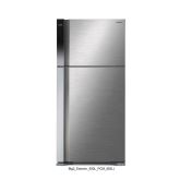 HITACHI 2 DOOR FRIDGE R-V690P7MS-BSL