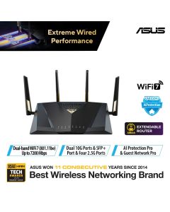 ASUS BE7200 WIFI-7 DUAL BAND ROUTER DUAL 10G RT-BE88U