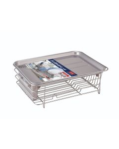 ASVEL DRAINER W/TRAY 5530-SILVER