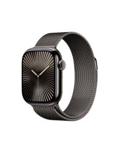 APPLE WATCH SERIES 10 GPS + CELLULAR 42MM SLATE TITANIUM CASE WITH SLATE MILANESE LOOP MX053ZP/A