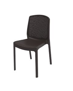 CEDARRATTAN DINING CHAIR BROWN DM-XX006DW