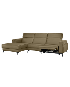 ALIANA L-SHAPE RECLINER LEATHER SOFA