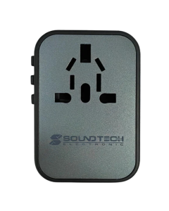 SOUND TEOH  TRAVEL ADAPTOR TA-355-W/3USB-A+2USB-C-QUICK_CHARGER