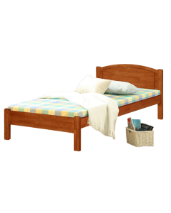 SOLID WOODEN BEDFRAME S/SINGLE F-211-SS-CHERRY