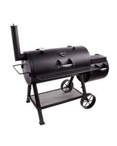 CHAR-BROIL LONGHORN 64" OFFSET SMOKER BBQ GRILL WITH GRILL COVER SL-CB13201747-50 + SL-7208