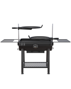 OKLAHOMA JOE'S FIRECRAFT SERIES BARREL CHARCOAL BBQ GRILL / WOOD BBQ GRILL WITH GRILL COVER SL-CB23302166 + SL-CB7107