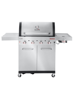 CHAR-BROIL PROFESSIONAL PRO S 4 TRU-INFRARED 4 BURNER BBQ GRILL WITH GRILL COVER SL-CB468964021 + SL-CB7107