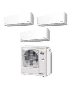 FUJITSU SYSTEM 3 AIRCON AOAH30CBTA4/2XASAH09CMCA/1XASAH24CMTA