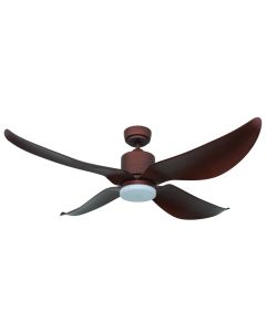 FANZTEC 52" CEILING FAN W LED FTTWS1-LED-ROSEWOOD