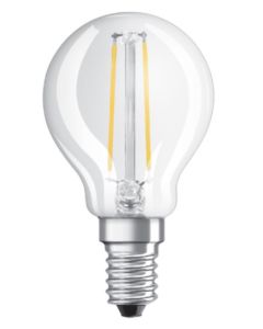 OSRAM LED FILAMENT BULB LVCLP40C-FIL-4W/827-FIL 220-240V CLEAR E14