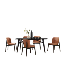 SOLE (1+4) DINING SET DT5015 + DC5115 (1+4)