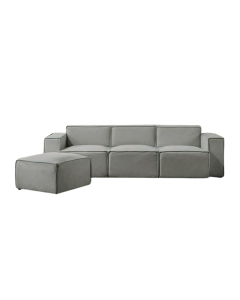 CARLO 3SEATER+OTTOMAN SF7012 3S+OTTOMAN