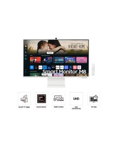 SAMSUNG 32" UHD SMART MONITOR LS32DM801UEXXSC