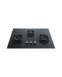 TECNO GAS HOB - 3 BURNERS T3388TGSV-MATTE BLACK