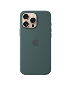 APPLE IPHONE 16 PRO MAX SILICONE CASE WITH MAGSAFE - LAKE GREEN MA7V4FE/A