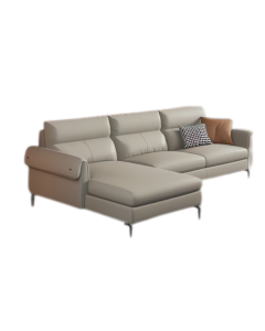 MINIMORE MODERN L SHAPE LEATHER SOFA