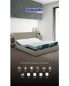 DUNLOPILLO BEDFRAME TIER 1 DUN MOTION BED W BF1 - SPLIT K