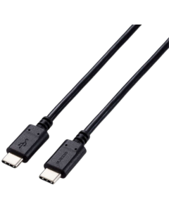 ELECOM USB-C TO USB-C 1.0M CABLE - BLACK U2C-CC5PC10NBK