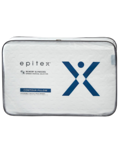 EPITEX U-COOL CONTOUR PILLOW ULTRACOOL BAMBOO CONTOUR PILLOW