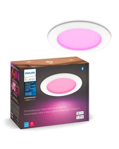 PHILIPS HUE WHITE AND COLOR SLIM RECESSED LIGHT SMALL 90MM WHITE 8.3W (1000 LM) 929003712101