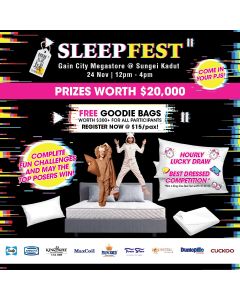 TICKET FOR SLEEPFEST II BLACK FRIDAY