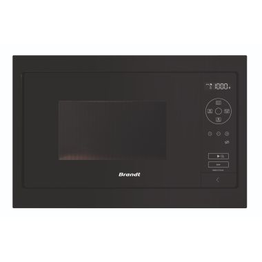 BRANDT BUILT IN MICROWAVE -26L 38CM, BLACK