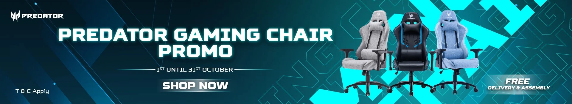 ACER Gaming Chairs October Promotion