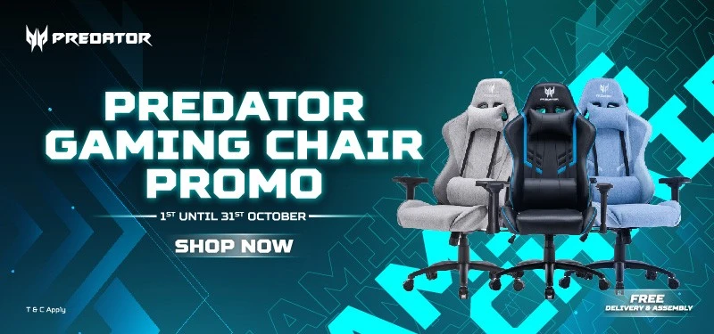 ACER Gaming Chairs October Promotion